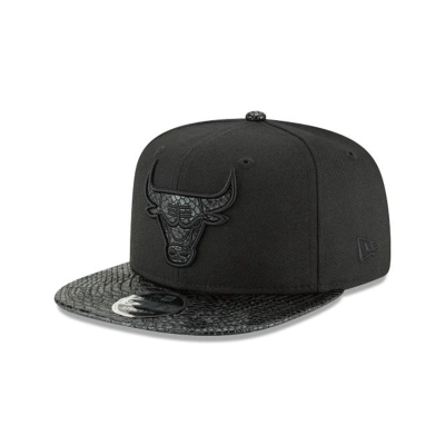 Sapca New Era Chicago Bulls NBA Snakeskin Strap 9FIFTY Snapback - Negrii